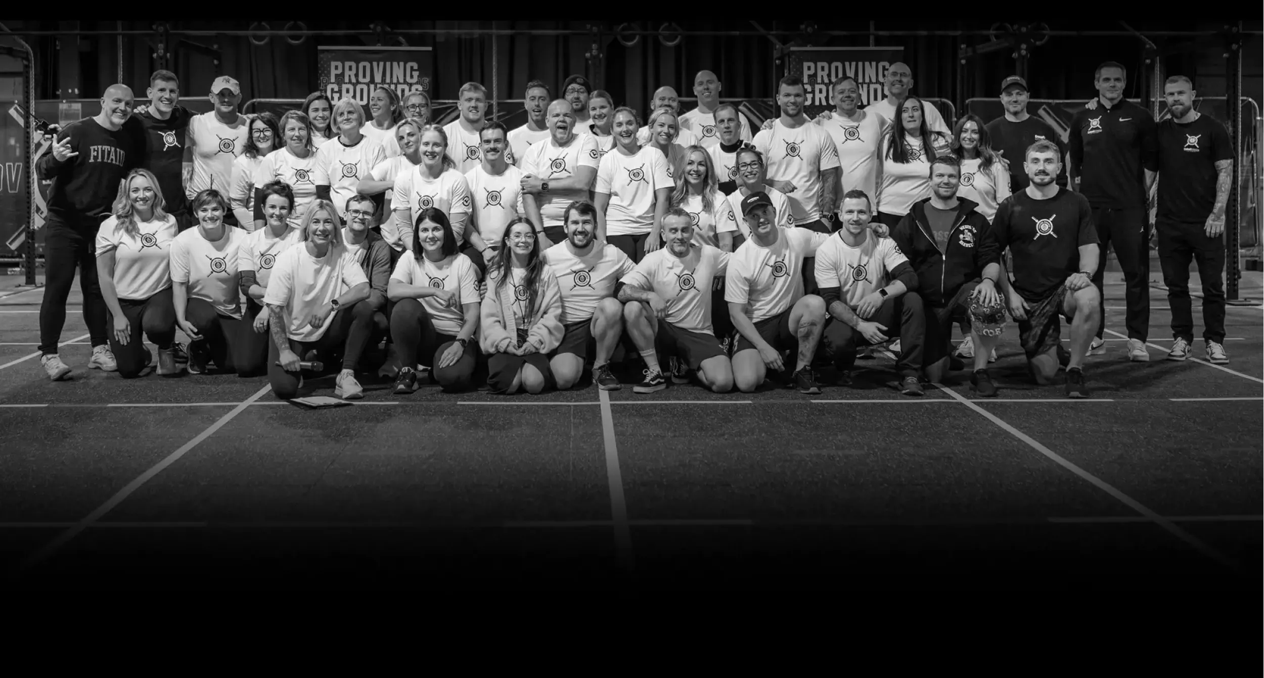 group photo of a group of volunteers